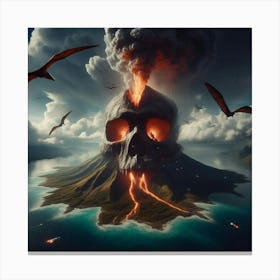 Island Of Fire 3 Canvas Print