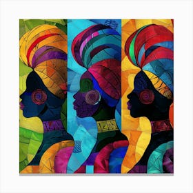 African Women Print Canvas Print