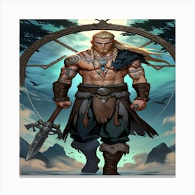 Viking Warrior Canvas Print