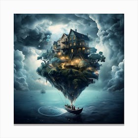 Island In The Sky Canvas Print