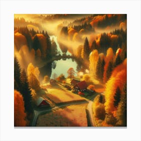 Autumn Landscape Canvas Print