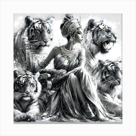 Cleopatra Portrait Artwork 50 Canvas Print