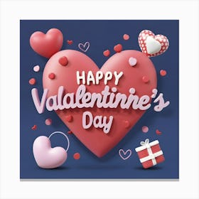 Happy Valentine's Day 5 1 Canvas Print