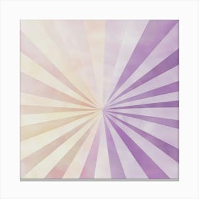 Abstract Purple Sunburst Leinwandbild