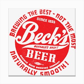 Becks Beer Canvas Print