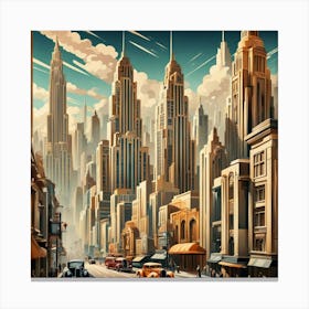 Cityscape 18 Canvas Print