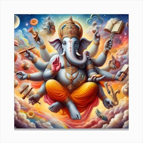 Ganesha 14 Canvas Print
