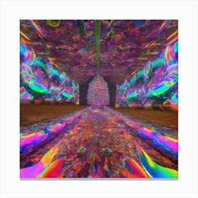 Psychedelic Tunnel 1 Canvas Print