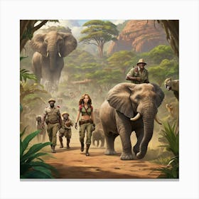 Default Jumanji Africa Unleashed Art Print 1 Canvas Print