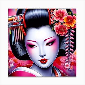 Geisha 11 Canvas Print