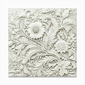 Floral Lace Canvas Print