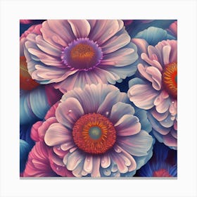 Anemone Flowers 3 Canvas Print