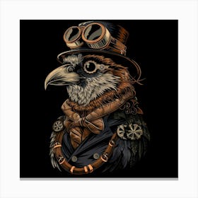 Steampunk Bird 11 Canvas Print