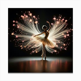 Ballet Dancer With Wings Canvas Print