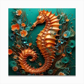 Seahorse 17 Canvas Print