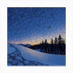 Winter'S Night Canvas Print