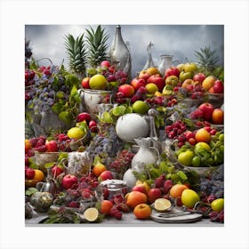 Fruit Bowls Canvas Print