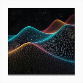 Abstract Wave Pattern 8 Canvas Print