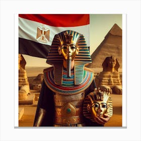 Egyptian Pharaoh 9 Canvas Print