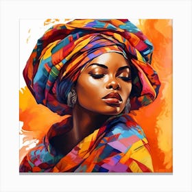 African Woman 16 Canvas Print