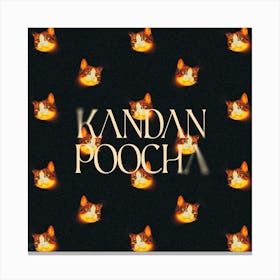 Kandan Poocha Copy Canvas Print