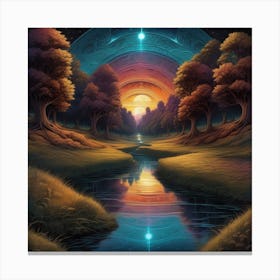 Ethereal Landscape Canvas Print