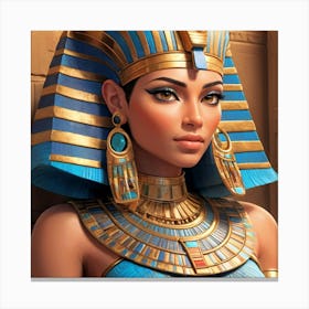 Cleopatra Portrait Artwork 13 Canvas Print