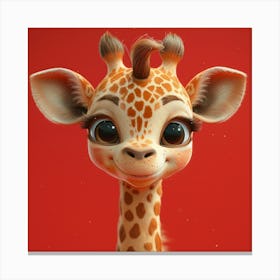 Giraffe 40 Canvas Print