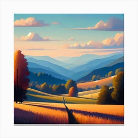 Landscape Painting 155 Canvas Print