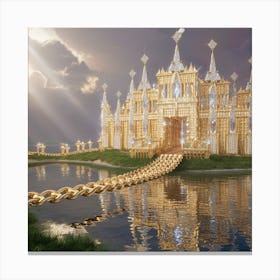 Golden Castle Canvas Print