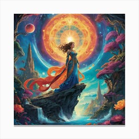 Sage Of The Sun art print paintings Canvas Print