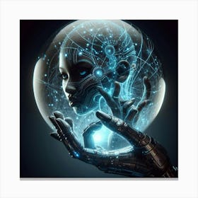 Cyborg 8 Canvas Print