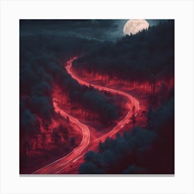 The Red Road Canvas Print