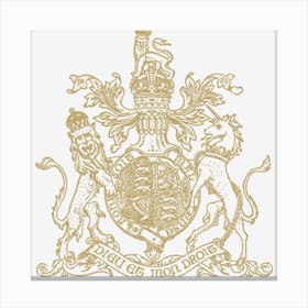 Coat Of Arms Of The United Kingdom Canvas Print