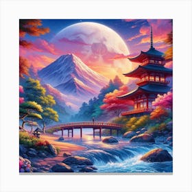 Asian Landscape Painting 2 Canvas Print