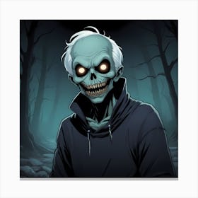 Ghastly Ghoul Canvas Print