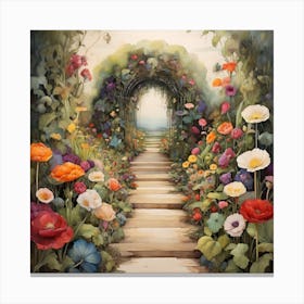 Garden Path 15 Canvas Print