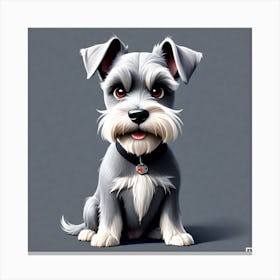 Schnauzer 1 Canvas Print