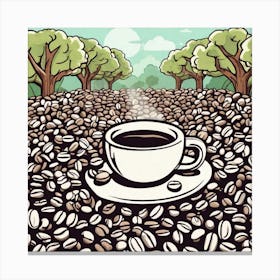 Coffee Beans 174 Canvas Print