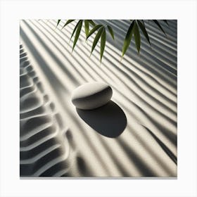 Zen Sand 1 Canvas Print