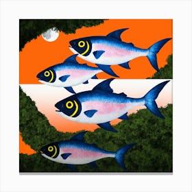 Four Fishes Canvas Print