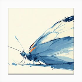 Blue Butterfly Canvas Print