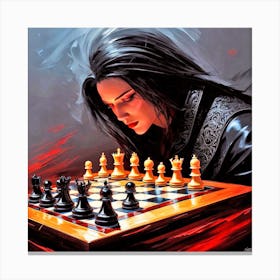 Chess 4 Canvas Print