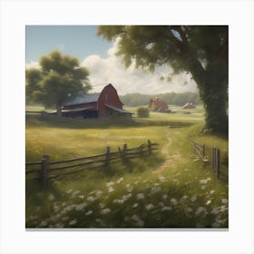 Farm Scene 7 Canvas Print