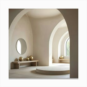 Arched Room 3 Canvas Print