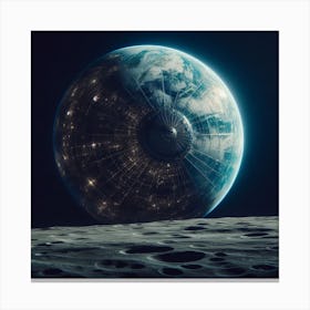 Earth From Space 2 Canvas Print