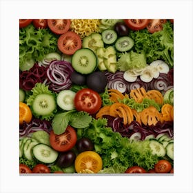 Default Create Unique Design Of Salad 3 Canvas Print