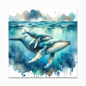 Ocean S Gentle Embrace Canvas Print