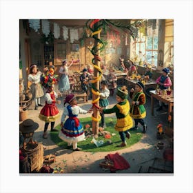 Festival Time Canvas Print