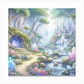 Fairytale Forest 4 Canvas Print